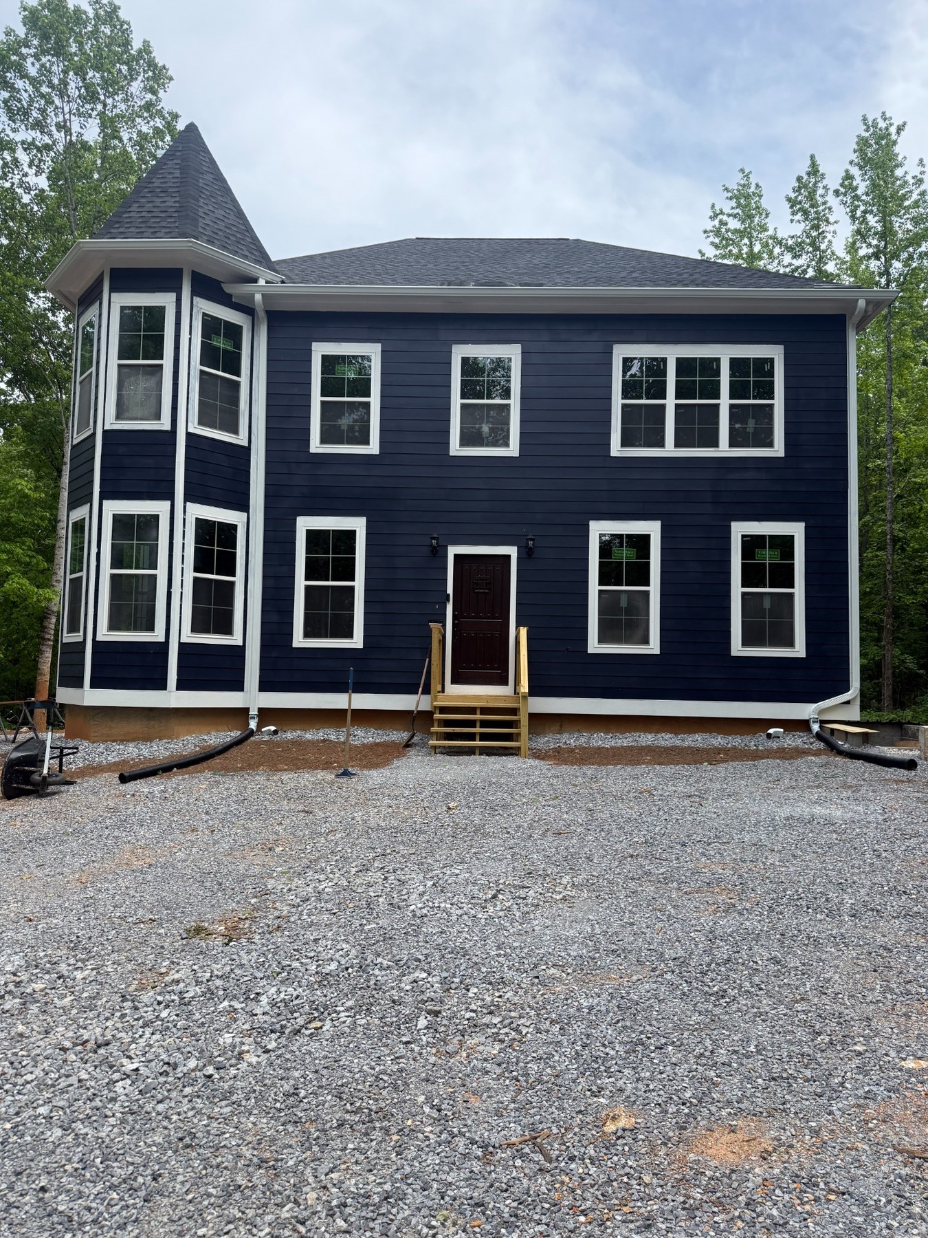 Completed home exterior