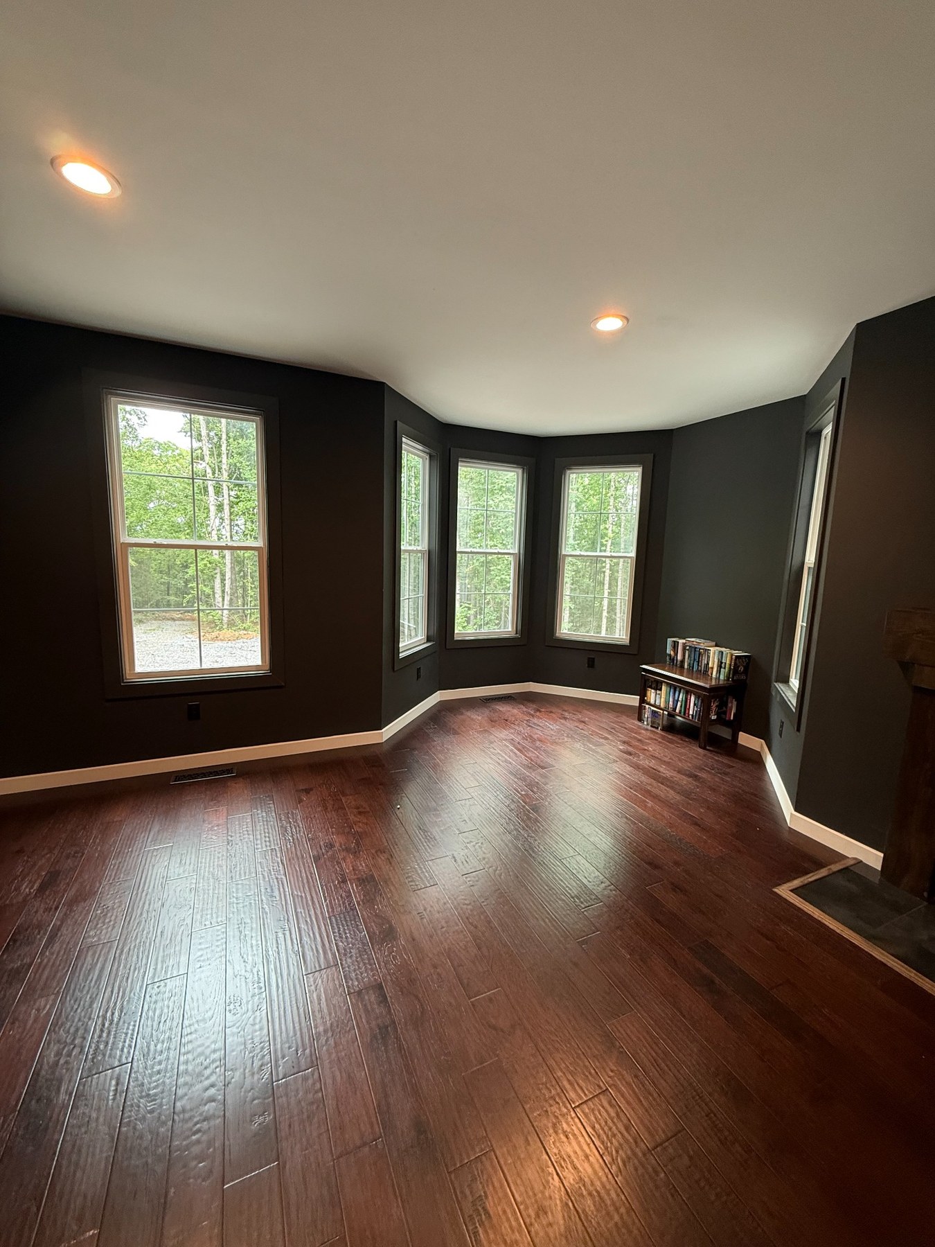 Finished interior room